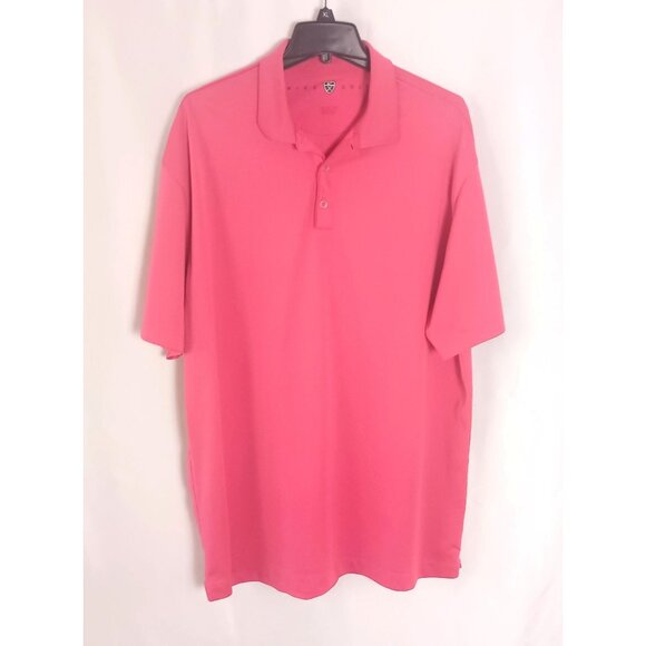 Nike Golf Pink Polo Shirt Dri-Fit 2X Women’s Activewear Top Excellent - Picture 2 of 6